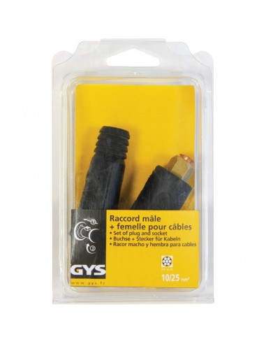 CONNECTEUR MALE FEMELLE CFM25.14 (BLISTER DE 2)