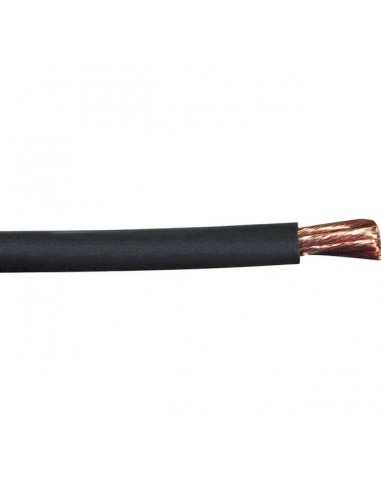 CABLE DE BATTERIE SOUDURE 50MM2 NOIR ROULEAU DE 5M