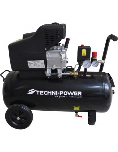 COMPRESSEUR A AIR 50 LITRES 2CV MONOPHASE 13M3 TECHNI-POWER