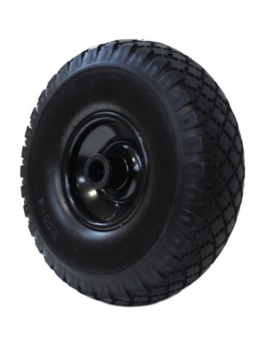 ROUE PLEINE INCREVABLE POLYURETHANE Ø 260 MM ALESAGE 20 MM