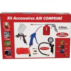ACCESSOIRE PNEUMATIQUE HOMOLOGUE KIT DE 8 PIECES 2