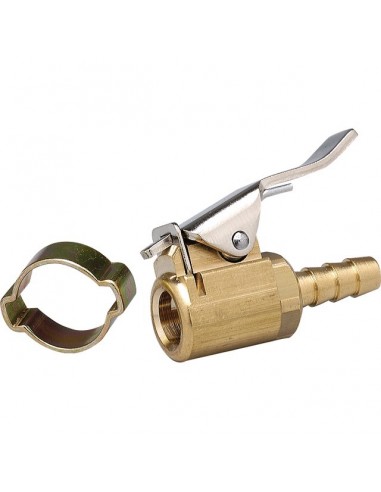 EMBOUT DE GONFLAGE POUR VALVE AUTOMOBILE TUYAU 6MM BLISTER