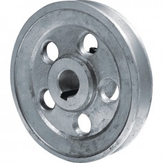 POULIE MOTEUR 120MM ALESAGE 24MM