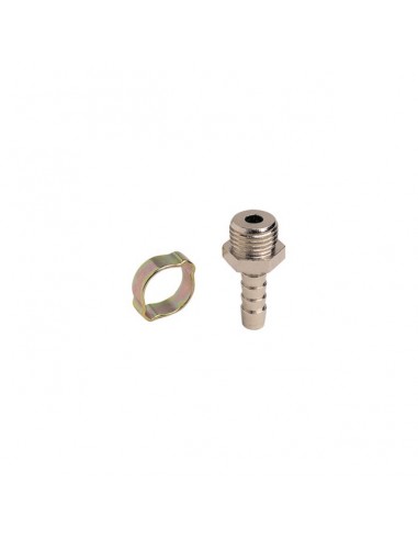ADAPTATEUR TUYAU 6 MM FILETE MALE 1/4 BLISTER DE 2