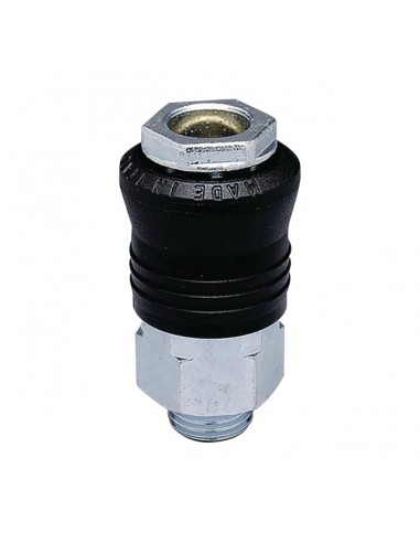 RACCORD RAPIDE FEMELLE FILETE MALE 1/4 BLISTER