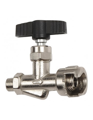 ROBINET AVEC ECROU POUR BAIONNETTE FILETE MALE 1/8 BLISTER