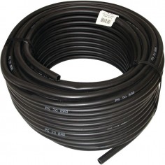 TUYAU AIR CAOUTCHOUC NOIR 19X27 MM LE METRE