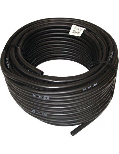 TUYAU AIR CAOUTCHOUC NOIR 19X27 MM LE METRE