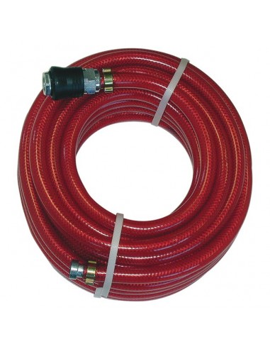 TUYAU AIR PVC 8X13 MM AVEC RACCORDS RAPIDES LG 10 M