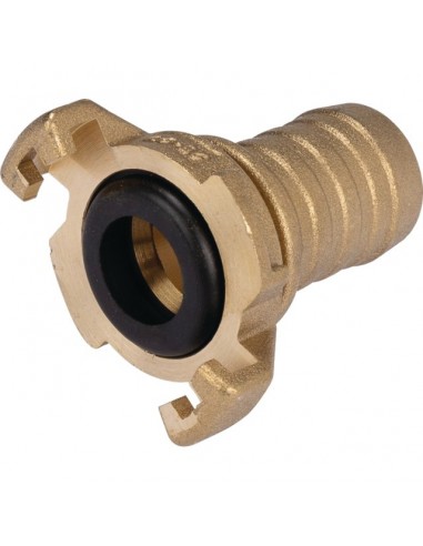 RACCORD EXPRESS A QUEUE CANNELEE 19 MM PN10 LAITON