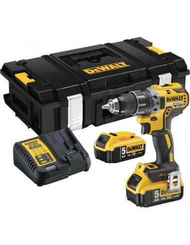 PERCEUSE VISSEUSE COMPACT XR 18V 5 AH LI-ION BRUSHLESS DCD791P2-QW DEWALT