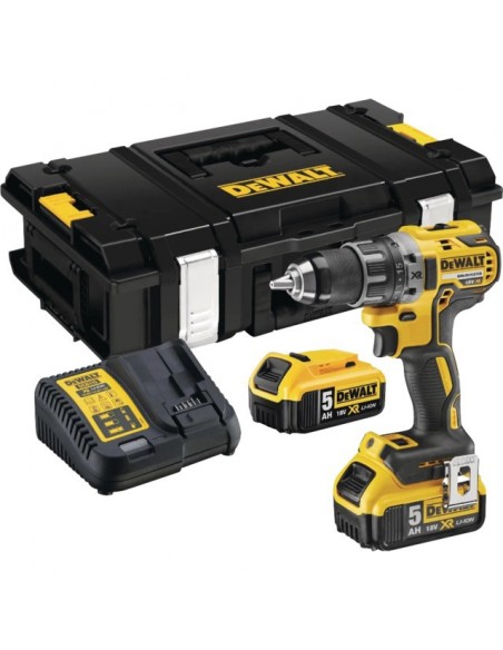 PERCEUSE VISSEUSE COMPACT XR 18V 5 AH LI-ION BRUSHLESS DCD791P2-QW DEWALT