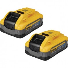 PACK DE 2 BATTERIES POWERSTACK XR 18V 5AH LI-ION DCB1104H2-QW DEWALT