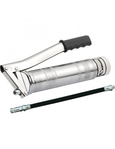 POMPE A GRAISSE A LEVIER POUR CARTOUCHE A VISSER AVEC FLEXIBLE