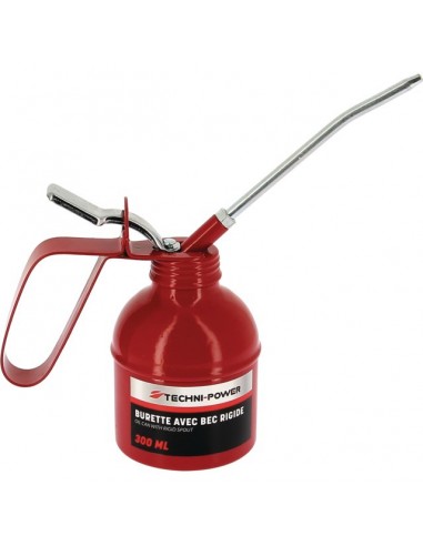 BURETTE ACIER 300ML AVEC BEC RIGIDE TECHNI-POWER