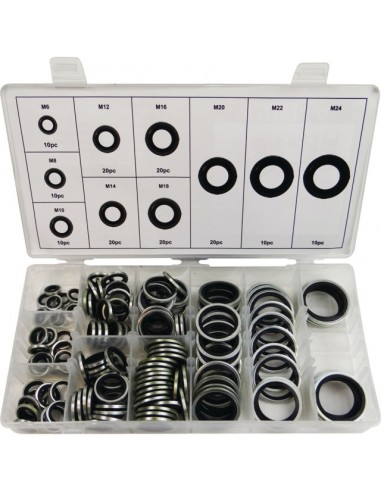 COFFRET 150 BAGUES ETANCHEITE METRIQUE 6 A 24MM