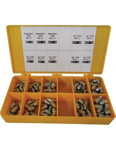 GRAISSEURS ASSORTIMENT COFFRET DE 110 PIECES TECHNI-POWER