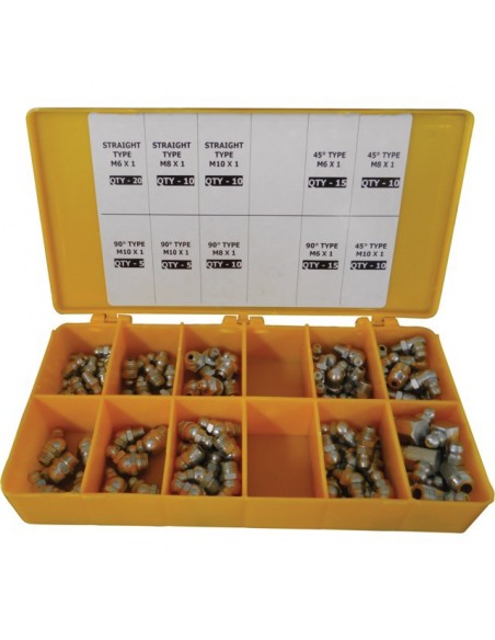GRAISSEURS ASSORTIMENT COFFRET DE 110 PIECES TECHNI-POWER