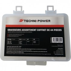 GRAISSEURS ASSORTIMENT COFFRET DE 44 PIECES TECHNI-POWER 2