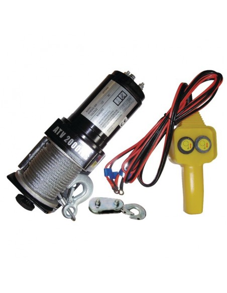 TREUIL ELECTRIQUE 12V 900 kg FILIN D4 15METRE