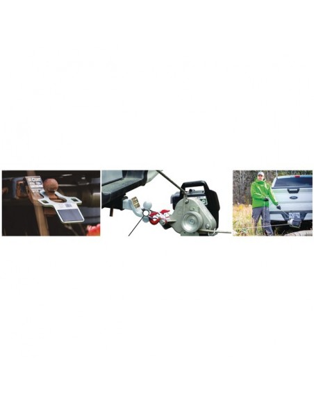 PLAQUE ENCRAGE POUR BOULE REMORQUE PORTABLE WINCH