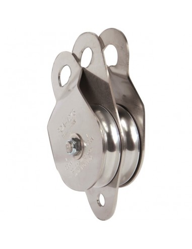 POULIE DOUBLE DE TREUIL INOX DIAMETRE 100MM / 135KN PORTABLE WINCH