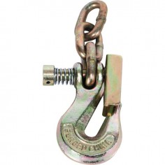 CROCHET PLAT 7MM AVEC BARRURE GRADE 70 PORTABLE WINCH