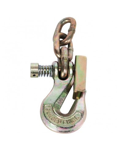 CROCHET PLAT 7MM AVEC BARRURE GRADE 70 PORTABLE WINCH