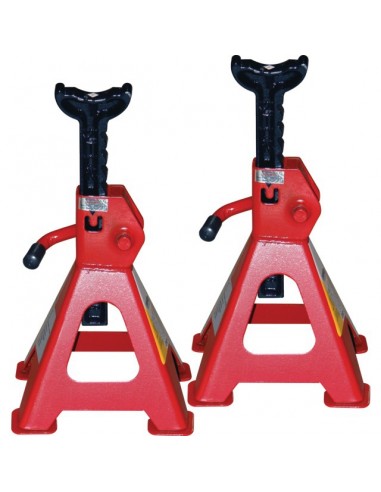 CHANDELLE A CREMAILLERE 6 TONNES HAUTEUR 400/605MM LA PAIRE