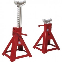 CHANDELLE A CREMAILLERE 12 TONNES HAUTEUR 465/715 MM LA PAIRE