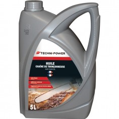 HUILE POUR CHAINE DE TRONCONNEUSE BIDON 5L TECHNI-POWER