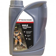 HUILE 2TEMPS SEMI-SYNTHESE BIDON 1L TECHNI-POWER