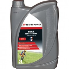 HUILE 2 TEMPS SEMI-SYNTHESE BIDON 2L TECHNI-POWER