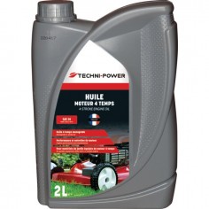 HUILE 4 TEMPS MOTOCULTURE SAE30 BIDON 2L TECHNI-POWER