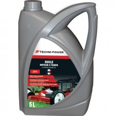 HUILE 4 TEMPS MOTOCULTURE 15W40 BIDON 5L TECHNI-POWER