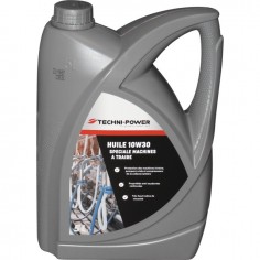 HUILE POUR MACHINE A TRAIRE SAE10W 10W30 BIDON 5L TECHNI-POWER