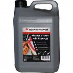 MELANGE CARBURANT 2 TEMPS PRET A L%u2019EMPLOI 5 LITRES TECHNI-POWER