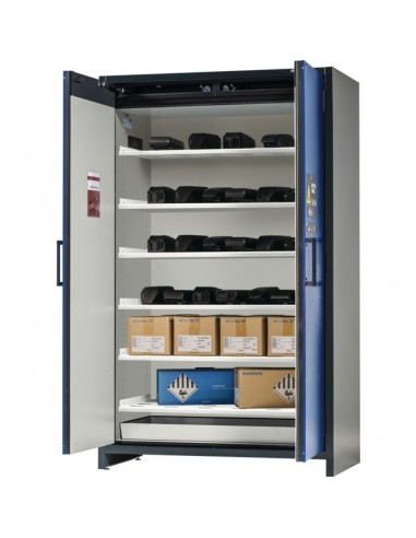 ARMOIRE DE STOCKAGE BATTERY STORE ION-STORE-90 MODELE IO90 K1 120 CM 6 ETAGERES