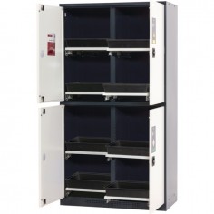 ARMOIRE CS CLASSIC MULTIRISK LARGEUR 108 CM 8 ETAGERES COULISSANTES