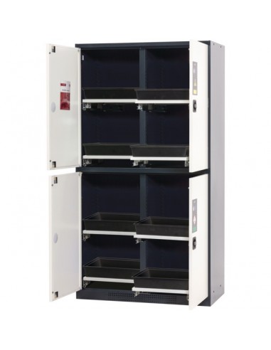 ARMOIRE CS CLASSIC MULTIRISK LARGEUR 108 CM 8 ETAGERES COULISSANTES