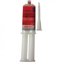 COLLE BI-COMPOSANT EPOXY SERINGUE 25GR FORMULE S
