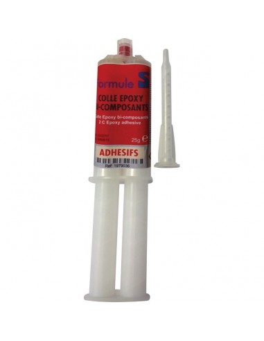 COLLE BI-COMPOSANT EPOXY SERINGUE 25GR FORMULE S