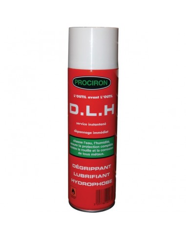 DEGRIPPANT LUBRIFIANT HYDROPHOBE DLH18 AEROSOL 500ML PROCIRON