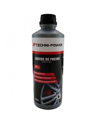 LIQUIDE DE FREINS DOT4 SAEJ1703 BIDON 500ML TECHNI-POWER