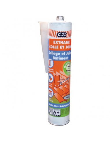 MASTIC COLLE EXTHANE GRIS CARTOUCHE 300ML