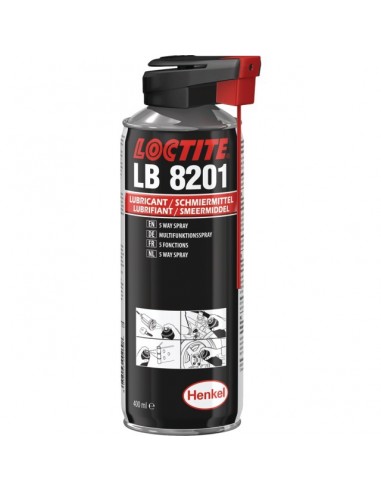 LUBRIFIANT DEGRIPPANT 5 FONCTIONS LB 8201 AEROSOL 400 ML
