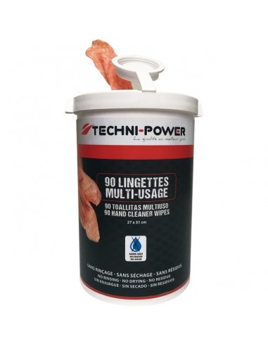 LINGETTES MULTI-USAGE BOITE DE 90 TECHNI-POWER