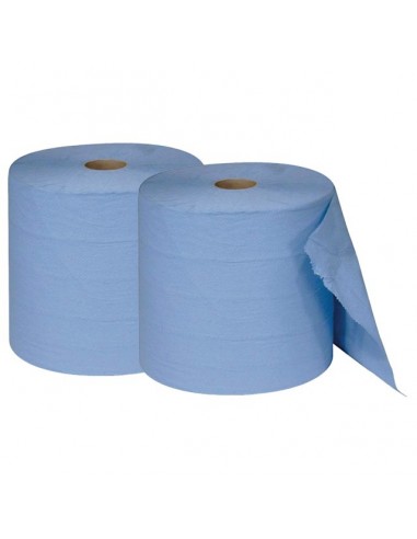 BOBINE OUATE BLEU 3 PLIS 20G 26X35 540F X2