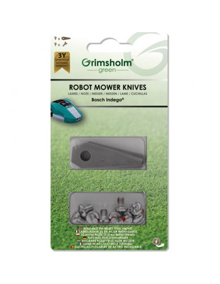 LAME POUR BOSCH INDEGO LE BLISTER DE 9