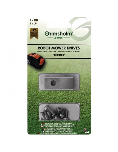 LAMES POUR YARDFORCE LE BLISTER DE 9